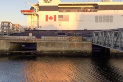 Getting ready to depart Yarmouth at sunrise.