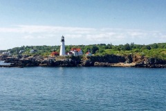 Bon voyage - passing Portland Head Lighthouse en route to Nova Scotia.