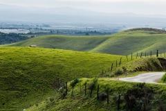 A view from the hills on Happy Canyon Road, near Santa Ynez.