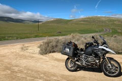 Looking back up the Carizzo Plains.