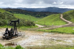 Between McKittrick and Sisquoc are plenty of oil and gas rigs.