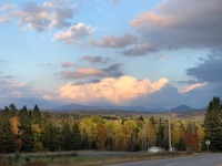 The hills of Northwestern Maine.