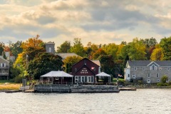 A view from the ferry departing Essex NY.