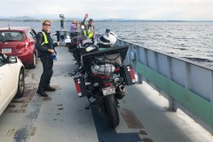 Aboard the ferry from Essex NY to Charlotte VT.