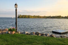 Evening light on Lake Champlain as we settled in on North Hero Island.