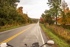 A long stretch near Lake Memphremagog in Quebec.