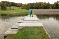 THe pool at the Clark Museum of Art in Williamstown MA.