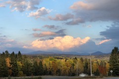 The hills of Northwestern Maine.