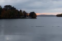 Sunset over Rangeley Lake.