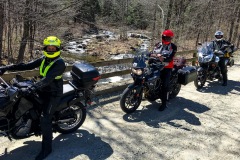 The three amigos, somewhere in the Berkshires in  April 2016.