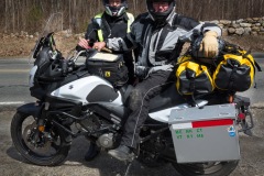 WCW and Ken Condon, road training in the Berkshires.