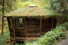 One of the bath houses at the Orr Hot Springs Resort.  No bathing suits allowed..