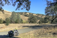 The glorious Berryessa-Knoxville Road; a well-kept secret.  The road surface was a little rough in spots, but no problem for the mighty GS.