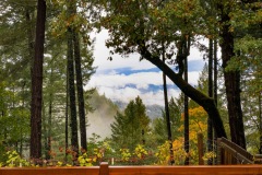 A view from high above the Napa Valley on Diamond Mountain.