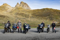 On a crisp morning on the border between Spain and France.