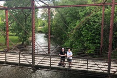 Scouting for trout.