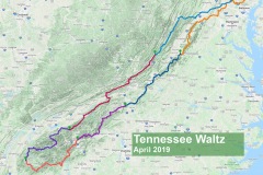 Ridge-running down the Shenandoahs, Blue Ridge and Smokey Mountains.