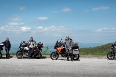 High up on the Blue Ridge Parkway.