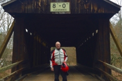 Covered bridge over the Willowemoc River.